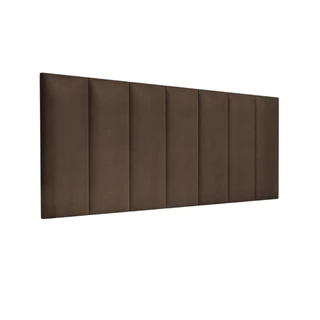 Cabeceira dobrável estofada para cama box casal Queen 1,60cm marrom