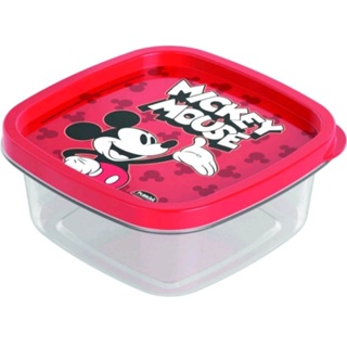 POTE VASILHA PLASTICA QUADRADA MICKEY 580ML PLASUTIL