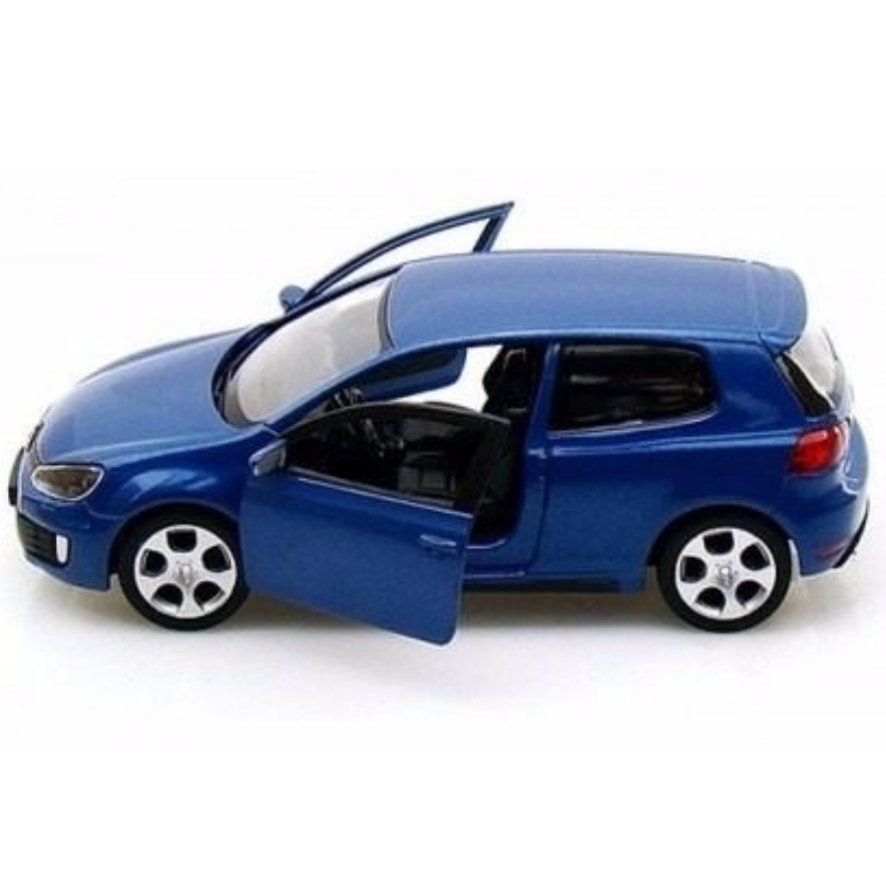 Miniatura Golf Gti Volkswagen Preto Escala 1/32 Rmz abre as portas em metal de primeira linha