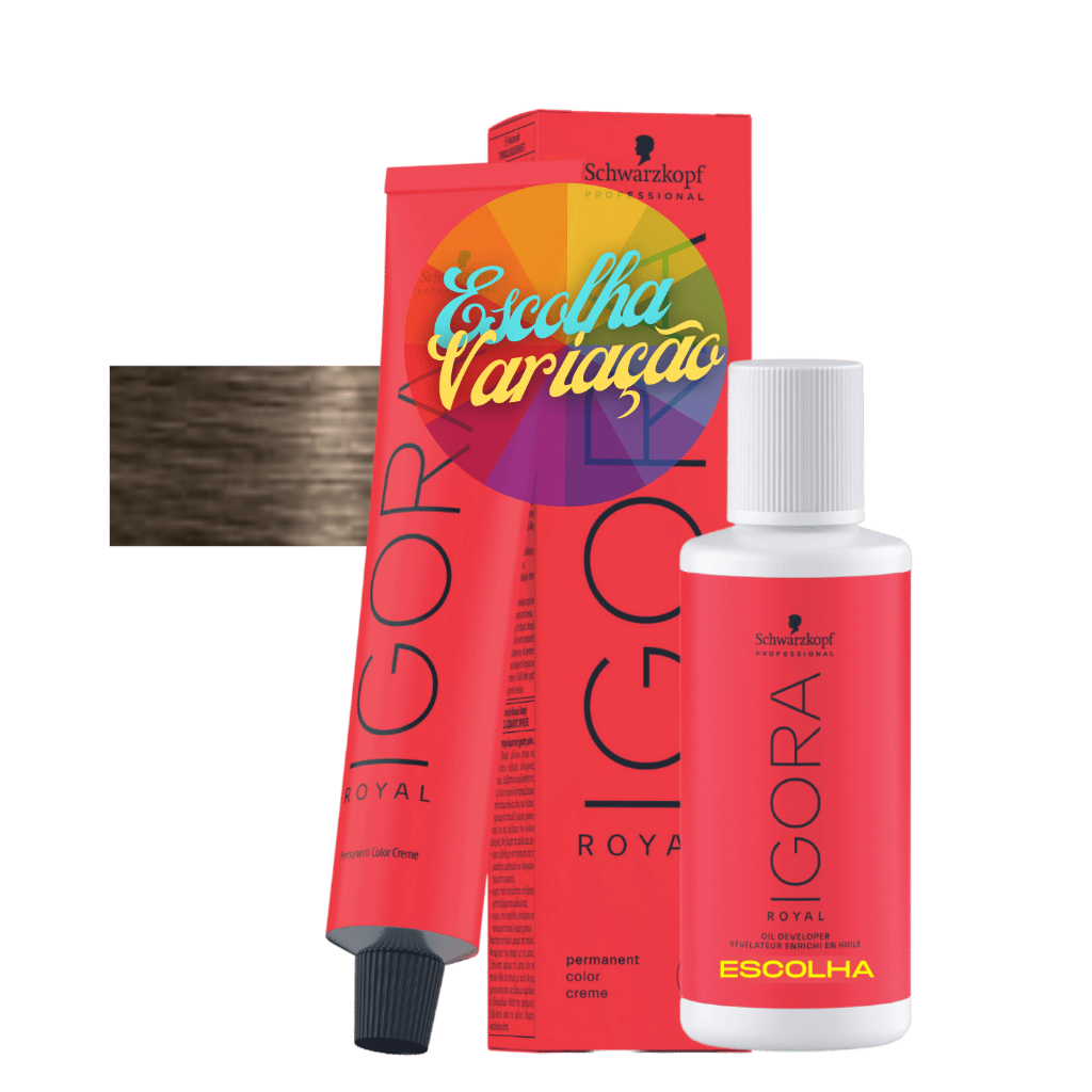Kit Ox Developer +Coloração Schwarzkopf Igora Royal Tintura 60g 6 Louro ...