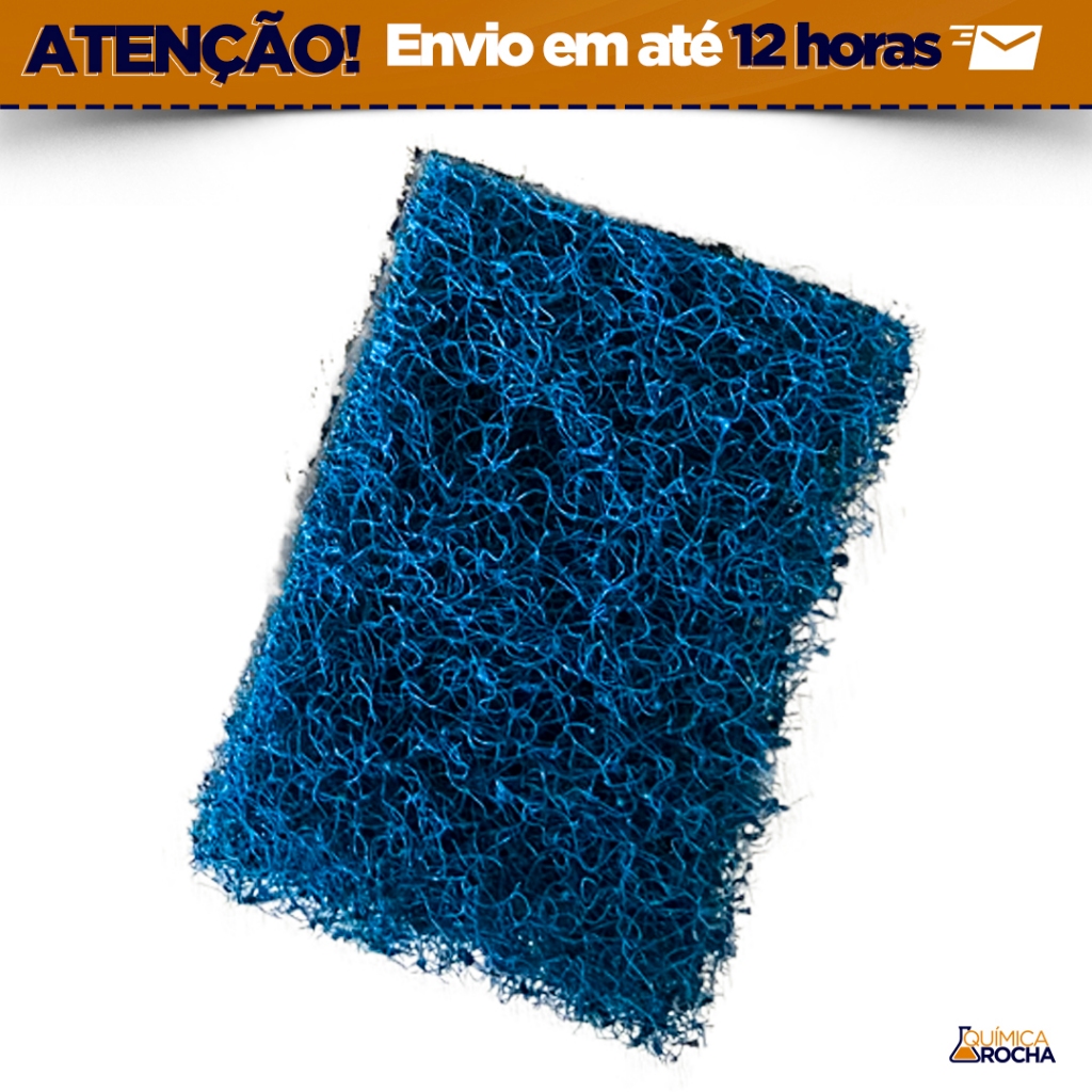 Esponja Limpa Grelha, Churrasqueira - Fibra Limpeza Pesada