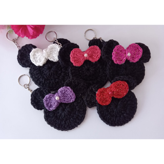 Chaveiro Minnie e Mickey em Crochê- Unidade