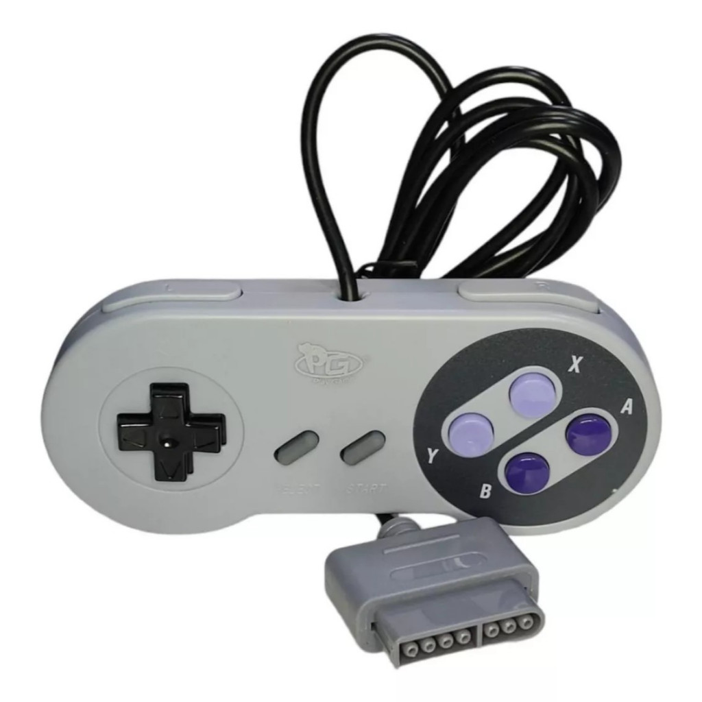 Controle Super Nintendo Snes P/ 1 Jogador Novo | Shopee Brasil