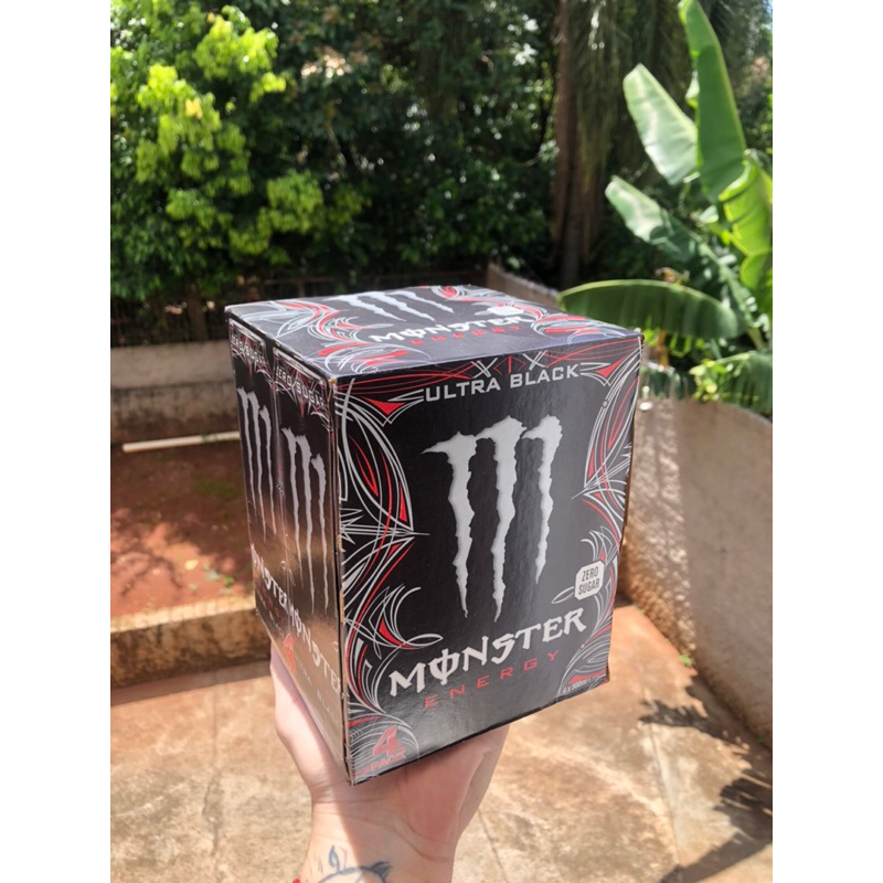 Monster Ultra Black 500ml Ultra RARO 4-Pack
