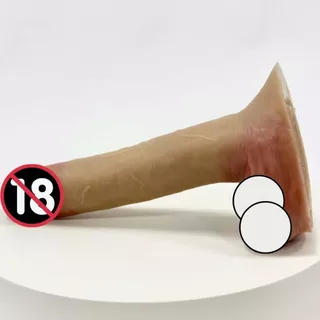 Pênis silicone realístico 18,5 x 4,3cm - Packer KingSex 5em1 pintura artesanal - Transtore