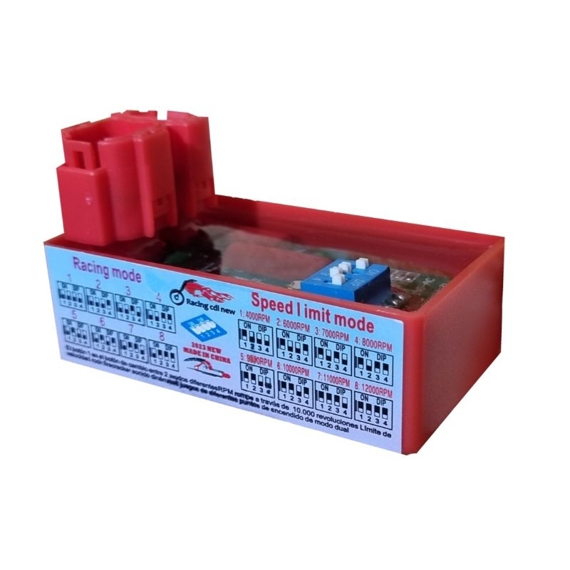 Cdi Racing Programável 8 Cortes Titan 125/Titan 150(16 Modos) | Shopee ...