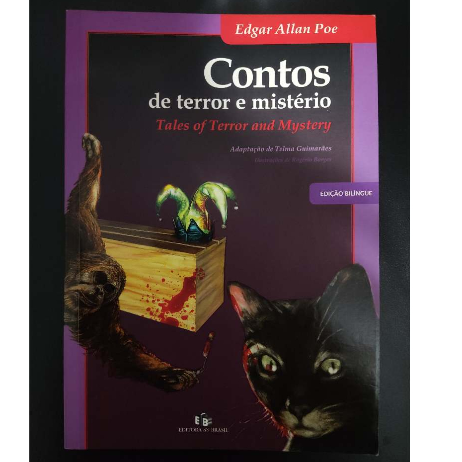 Livro Infantil/Paradidático Contos de Terror e Mistéiro/Tales of Terror ...