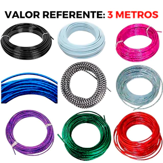 3 Metros Conduite De Freio Com Teflon Para Cabos Bicicleta Bike Várias Cores