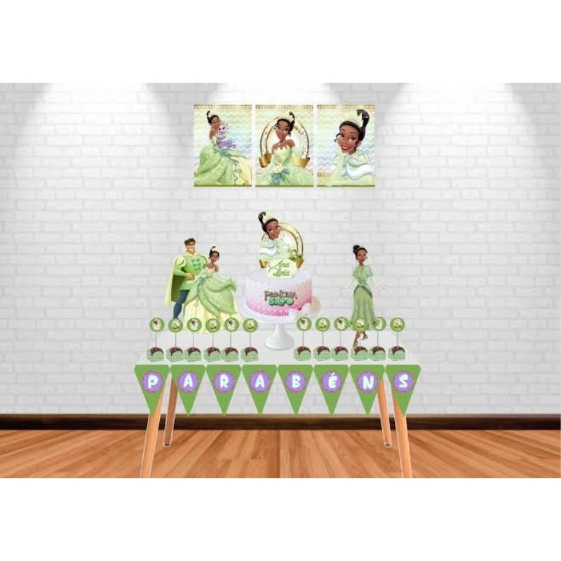 kit a princesa e o sapo personalizados de festa | Shopee Brasil