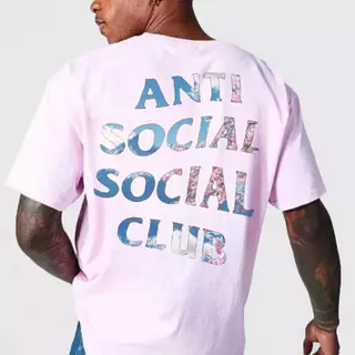 Camiseta masculina 100%ALGODÃO varias cores manga curta, estampada. ANTI SOCIAL, SOCIAL CLUB.