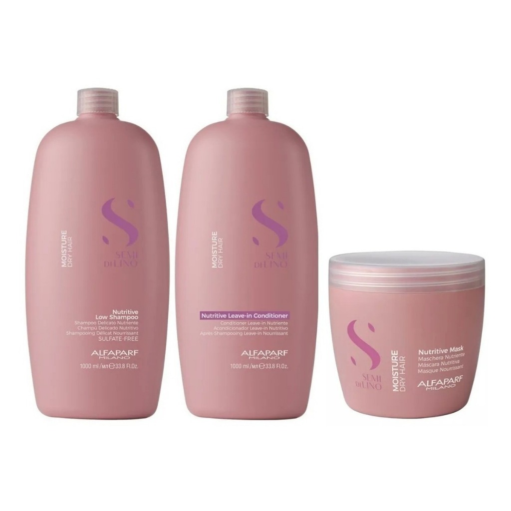 Kit Sdl Moisture Shampoo 1l + Mascara 500 + Leave In 1l | Shopee Brasil