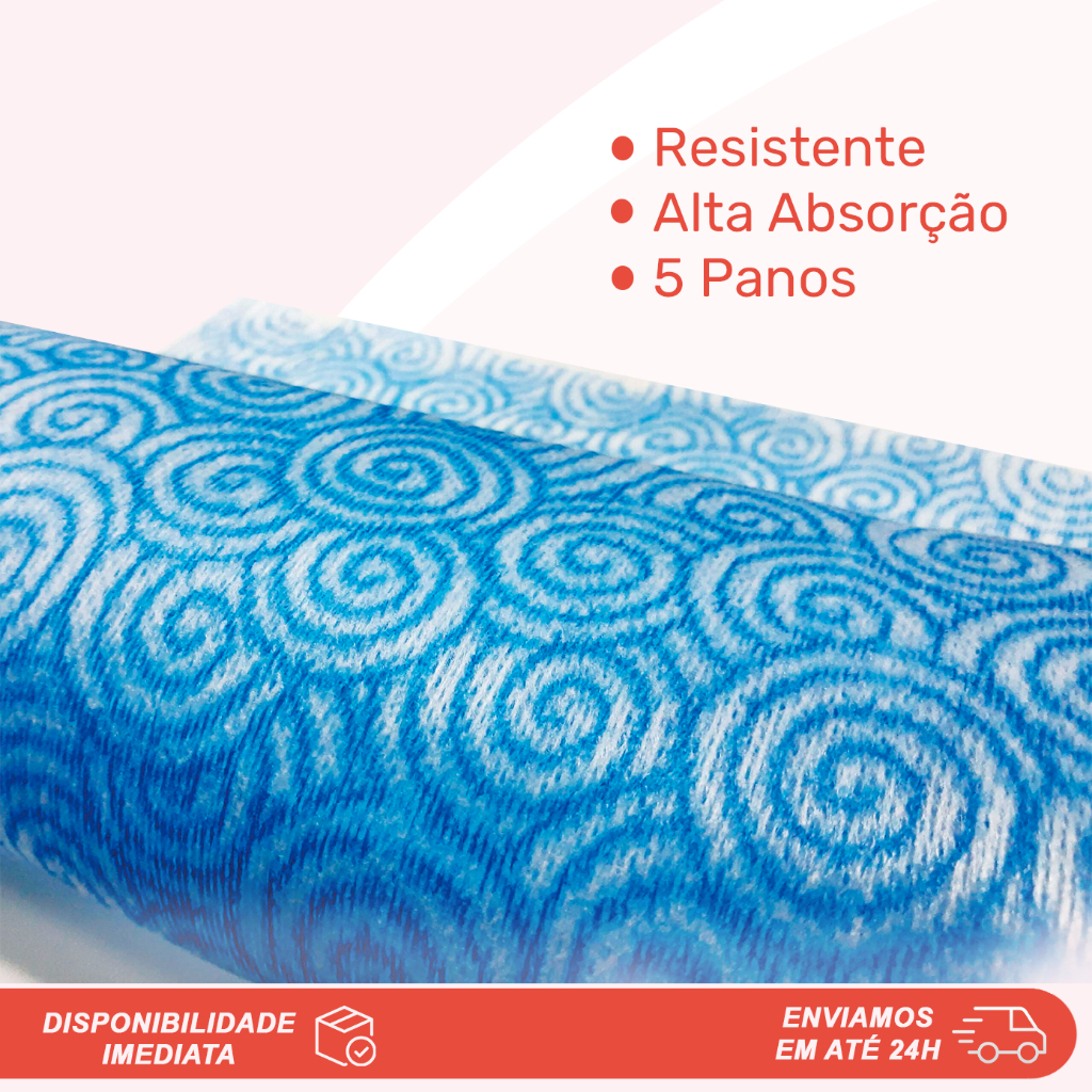 Rolo com 600 Panos de Limpeza Perfex Multiuso 28x300 cm - Marca