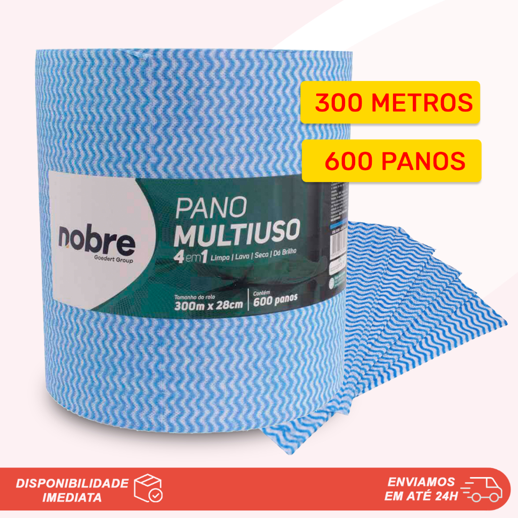 のり Rolo com 600 Panos de Limpeza Perfex Multiuso 28x300 cm - Marca