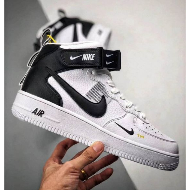 Tênis LV8 Air Force Nike Branco Preto Oferta - Escorrega o Preço