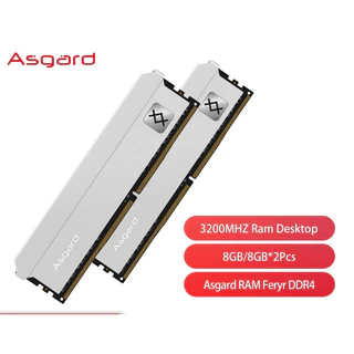 Kit Memória Ram Asgard Gamer 16GB 2x8 3200 3600 MHz DDR4 Orignal Lacrada