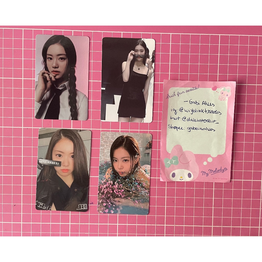 LE SSERAFIM Kim Garam Photocards Oficiais | Shopee Brasil