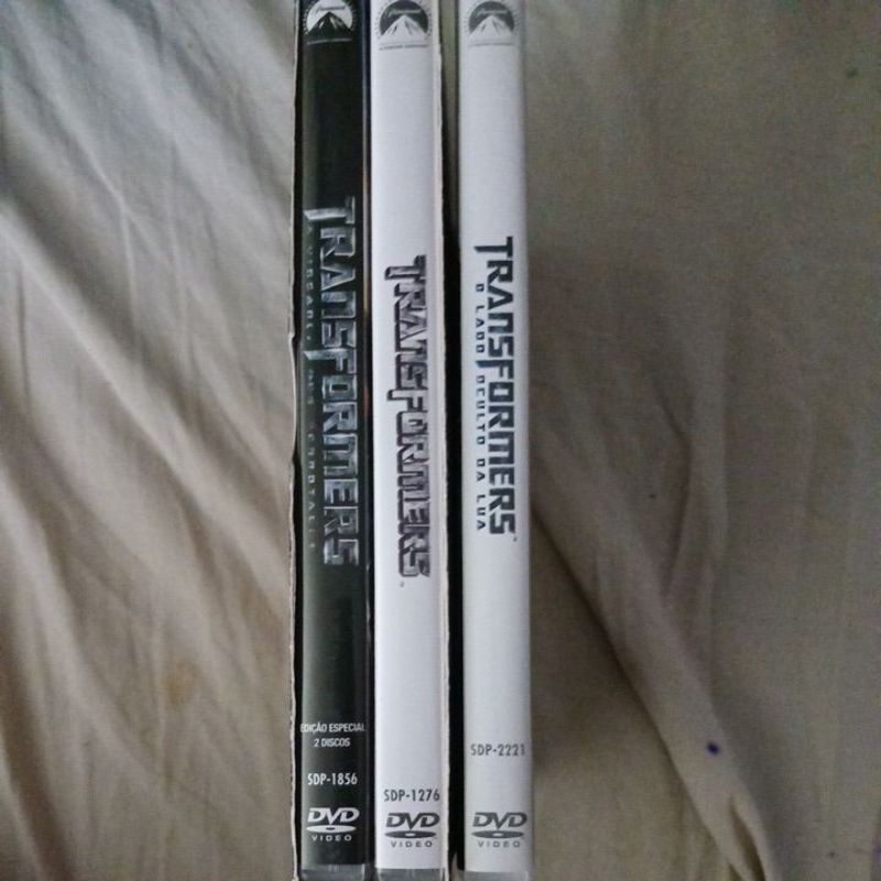 DVDs Trilogia Transformers. | Shopee Brasil