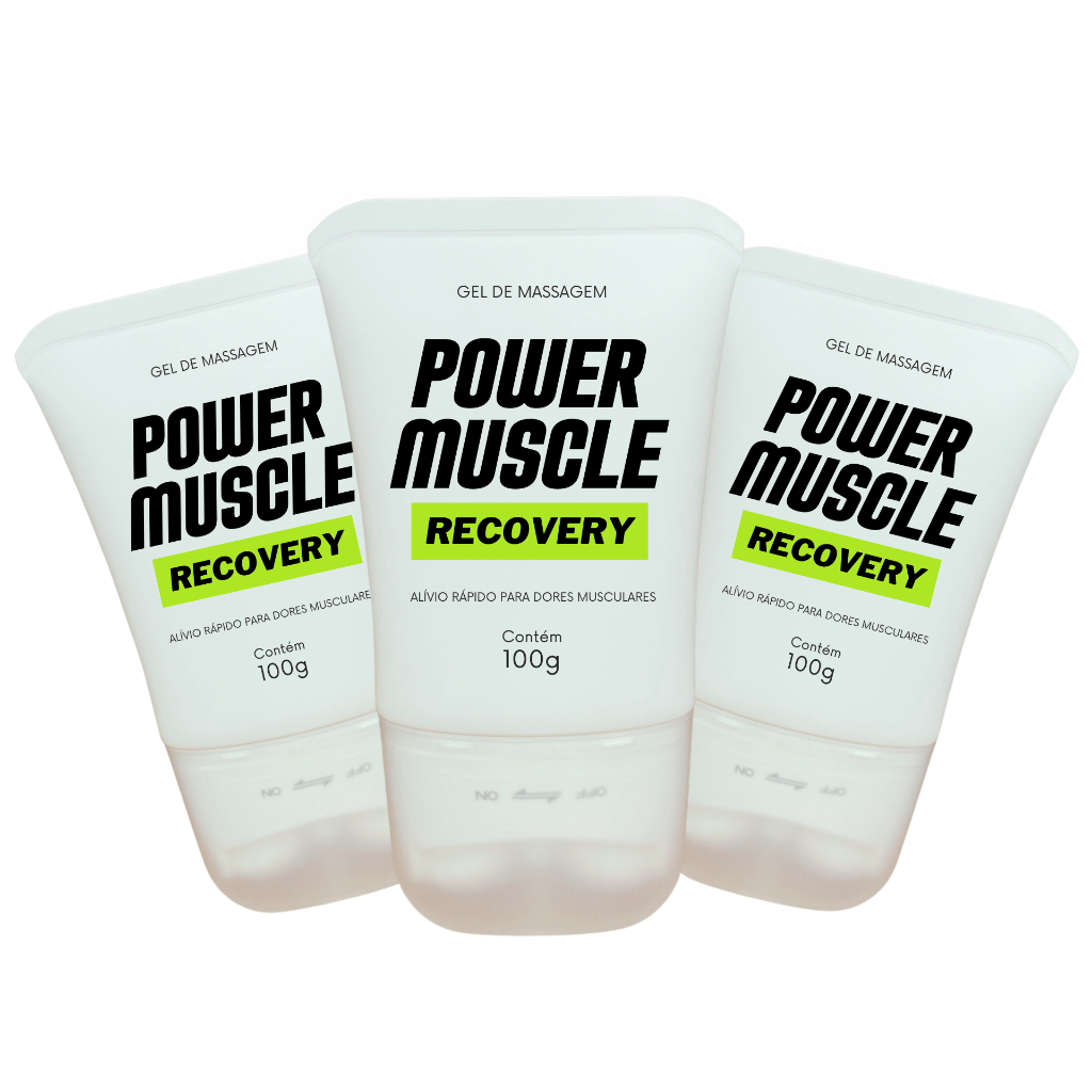 Power Muscle Recovery Gel Massageador para dores musculares 110g ...