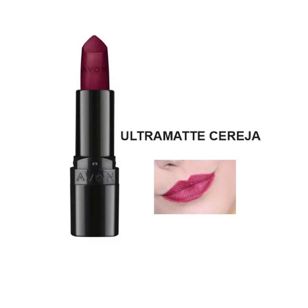 Avon Batom Ultramatte Cereja 3,6g | Shopee Brasil