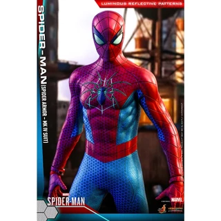 Marvel’s Spider-Man (PS4) – Spider Armor MK IV Suit Figure by Hot Toys - Figura Homem Aranha Spider Armor Mk Iv Suit Hot Toys