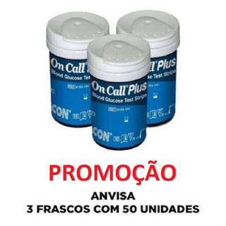150 Tiras Para Teste De Glicose On Call Plus II