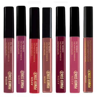 Batom Líquido Matte Glitter Effect Avon Power Stay (Dura até 16 horas)