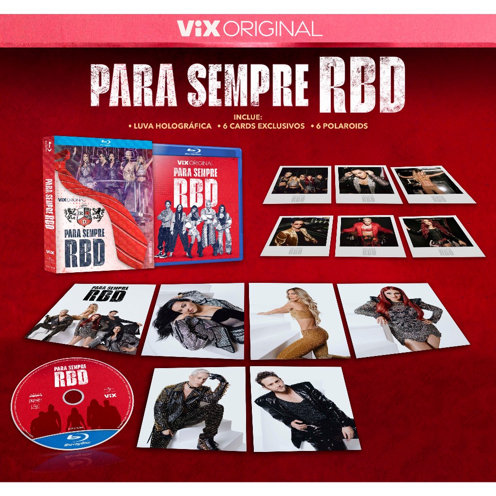 Blu-ray + DVD RBD - Para Sempre RBD COM LUVA (Deluxe Edition) LEGENDADO