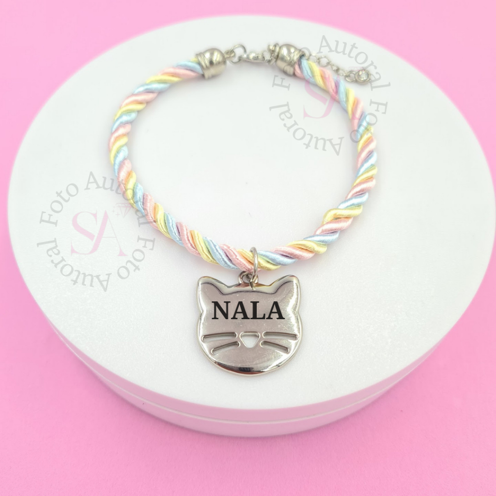Coleira de Gato Personalizado Nome Pet Ajustavel Plaquinha de Gatinho B8 | Shopee Brasil