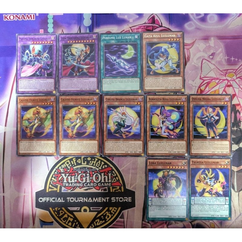 Deck Baralho Yugioh Luzlunar 11 cartas | Shopee Brasil