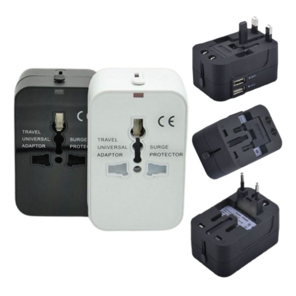adaptador de tomada universal usb-c tipo-c Europa Americano