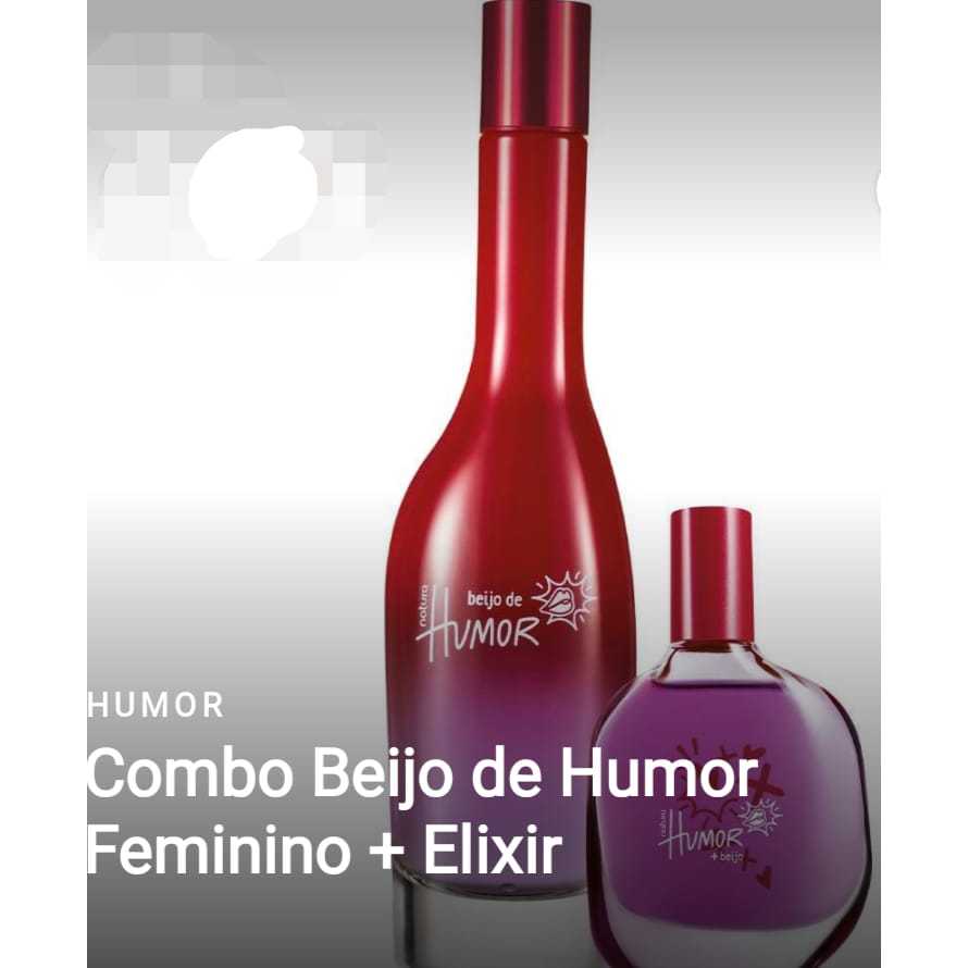 Combo Beijo de Humor Feminino + Elixir