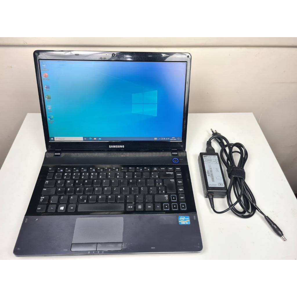 Notebook Samsung I5 8gb Ram 240gb Ssd Usado Funcionando Windows 10 e ...