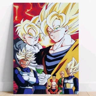 Dragon ball z - quadro de anime manga - placa decorativa mdf - nerd geek