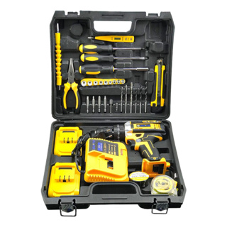 Parafusadeira Furadeira Impacto 21v Sem Fio Bateria Extra Bivolt - Primicias Qiu