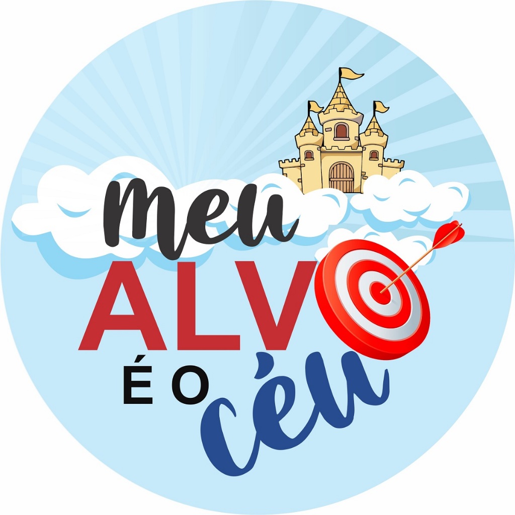Painel meu alvo é o céu em lona | Shopee Brasil