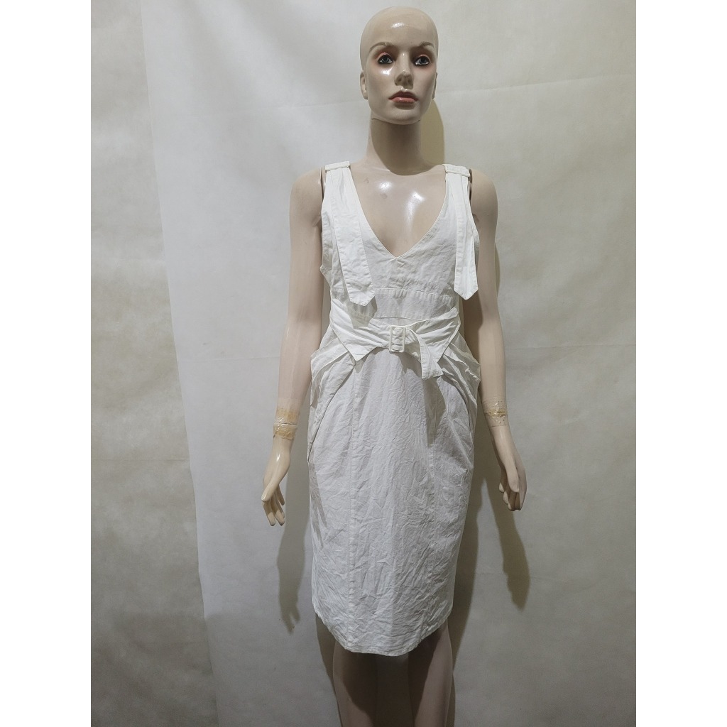 Vestido sales branco antigo