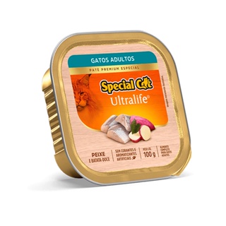 Racao Special Cat Pate Gatos Adultos Peixe 100g