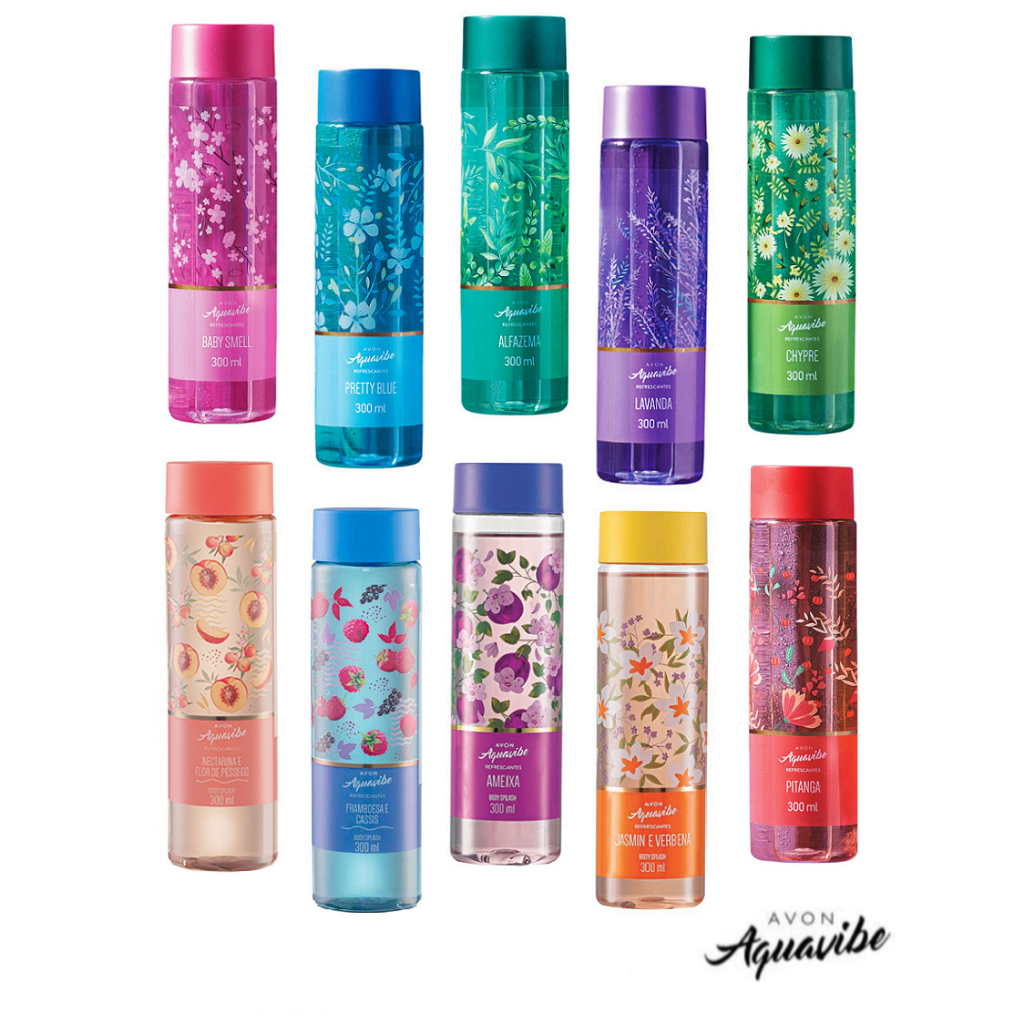 Aquavibe Refrescantes Body Splash Avon à Escolher | Shopee Brasil