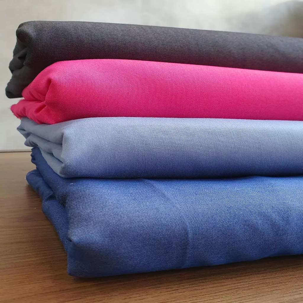 Tecido Jeans chambray 1 x 1,50 Jeans Denin com elastano