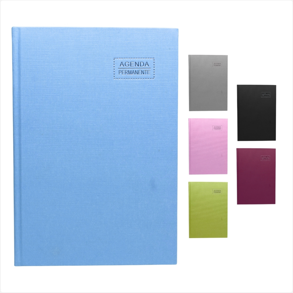 Agenda Papel Off-Set Encadernação Capa Dura Color | Shopee Brasil