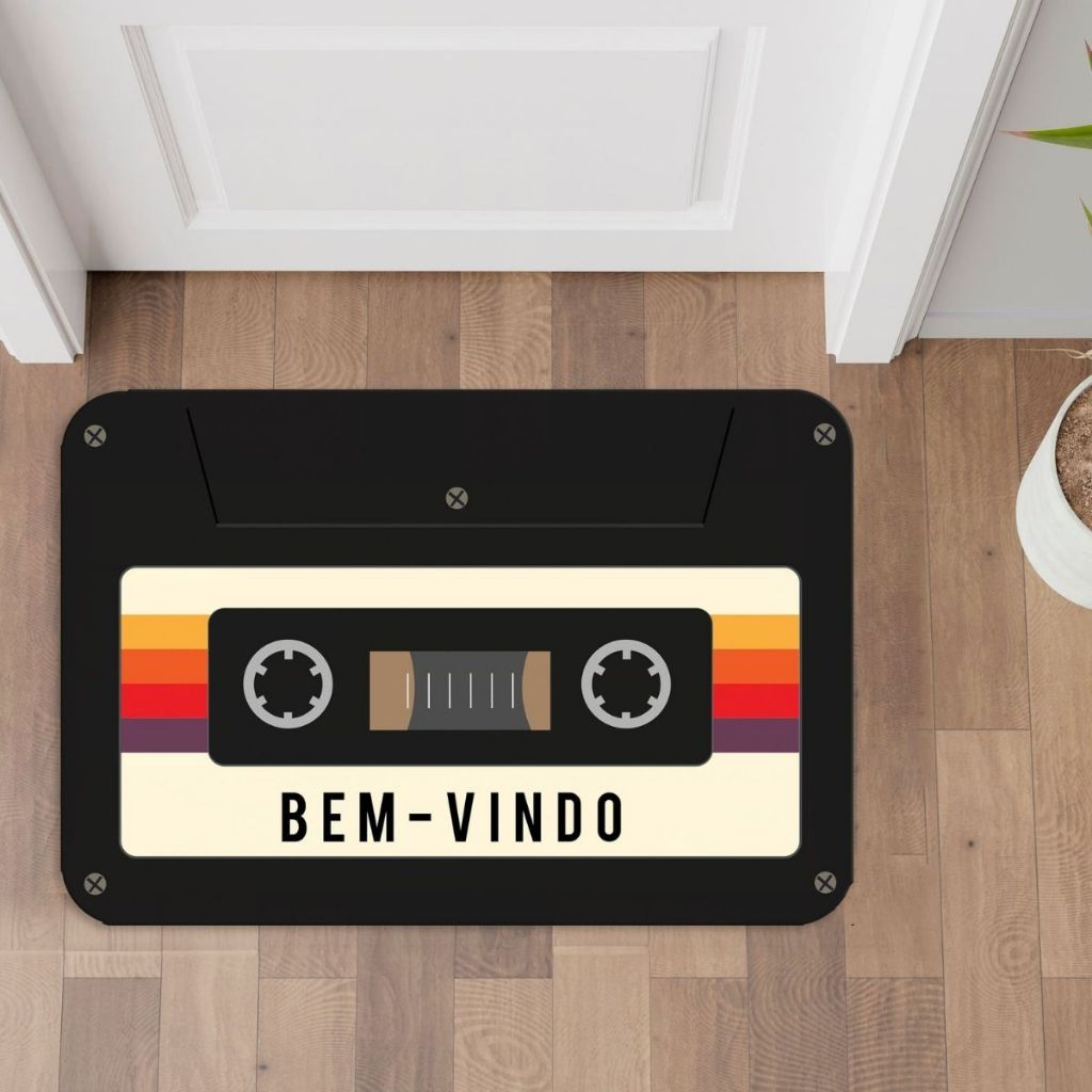 Tapete de Entrada para Porta de Casa Antiderrapante Envio Rápido