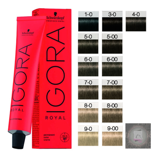 Igora Royal Schwarzkopf Coloração Professional 60g (cores bases ...