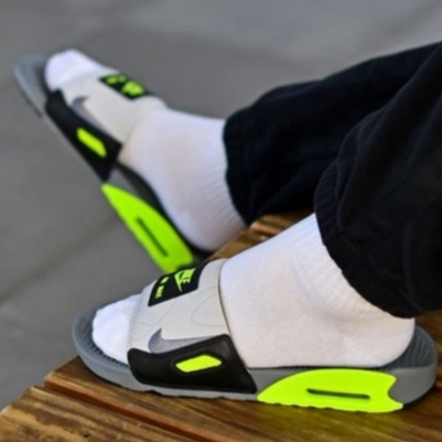 Nike Sport Air Max 90 Slide Chinelos Almofada De Ar Chinelos Oferta