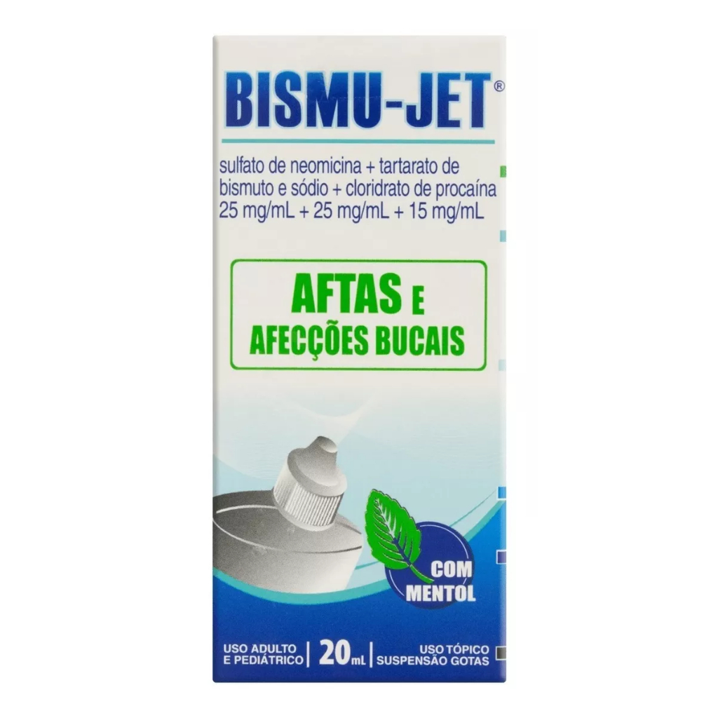 Bismu-jet 20ml Para Aftas E Feridas | Shopee Brasil