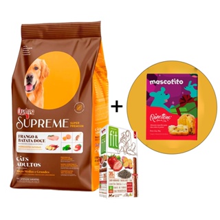 Ração Quatree Supreme Cães Adultos Raças Médias e Grandes Frango e Batata Doce 15kg