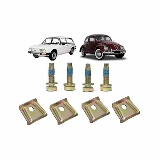 KIT CHAPA FIXAR TANQUE+PARAFUSO FUSCA,BRASILIA,VARIANT.