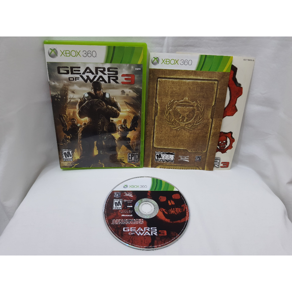 Gears of War 3 - Xbox 360 ou Xbox One Original