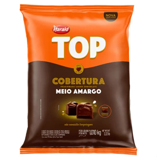 Chocolate Gotas Meio Amargo 1,01Kg Harald Top
