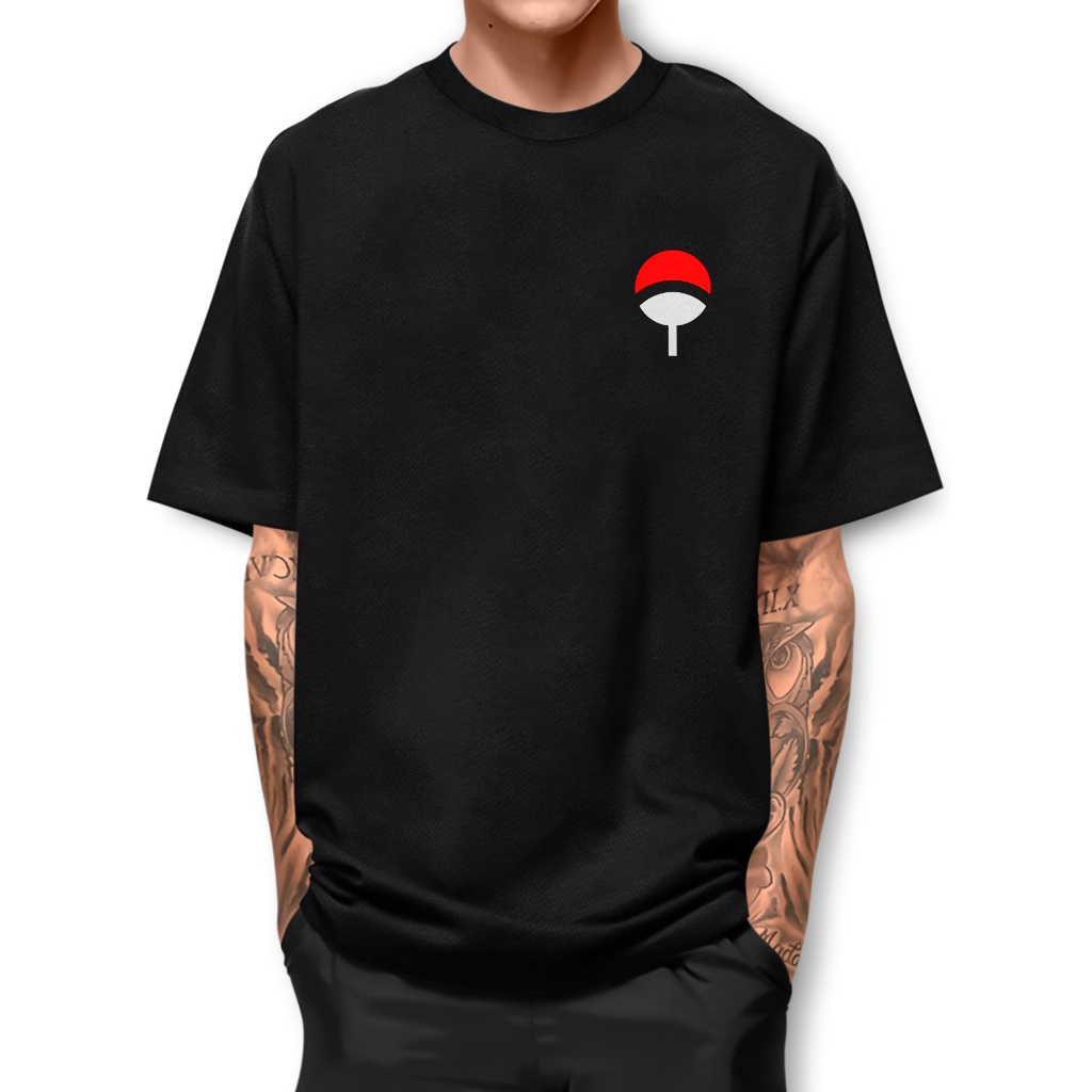 Camiseta Clan Uchiha Clas Basica Street Fio 30.1 Algodao Camisa BJ1