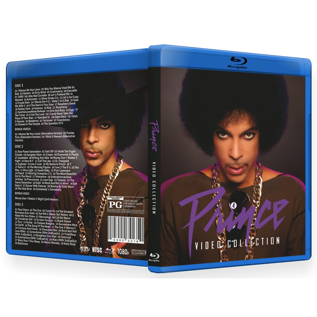 BLU-RAY PRINCE - VIDEO COLLECTION (fan made) | Shopee Brasil